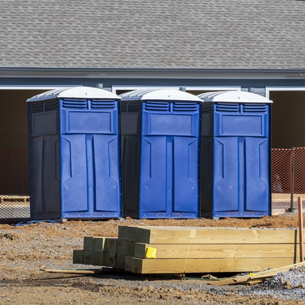 what is the cost difference between standard and deluxe portable restroom rentals in Milo MO